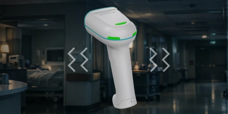 深夜の病棟でも安心なサイレントモード搭載