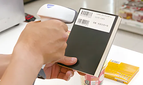 多段バーコード一括読み取り