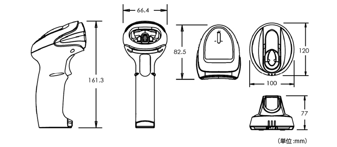 BD-6530BT 寸法図