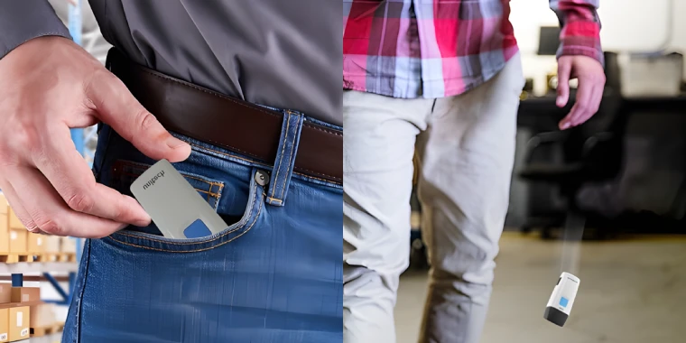 30.7gの軽量設計｜携帯性に優れたポケットスキャナ