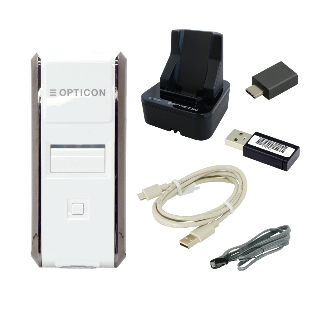 OCR（VRS）対応 小型無線QRコードリーダー OPN-3102i （Bluetooth / OPN-3102i-VRS2） ※USB-HIDドングル付き