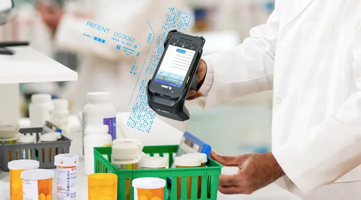 内蔵バーコードスキャナ