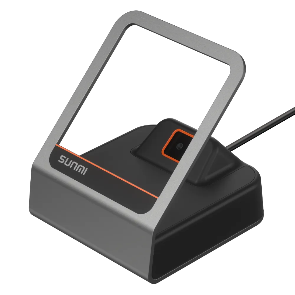 テーブルトップQRコードリーダ Blink2（USB（Type-A） / ブラック×グレー / SUNMI-BLINK2-BLK-USBA）