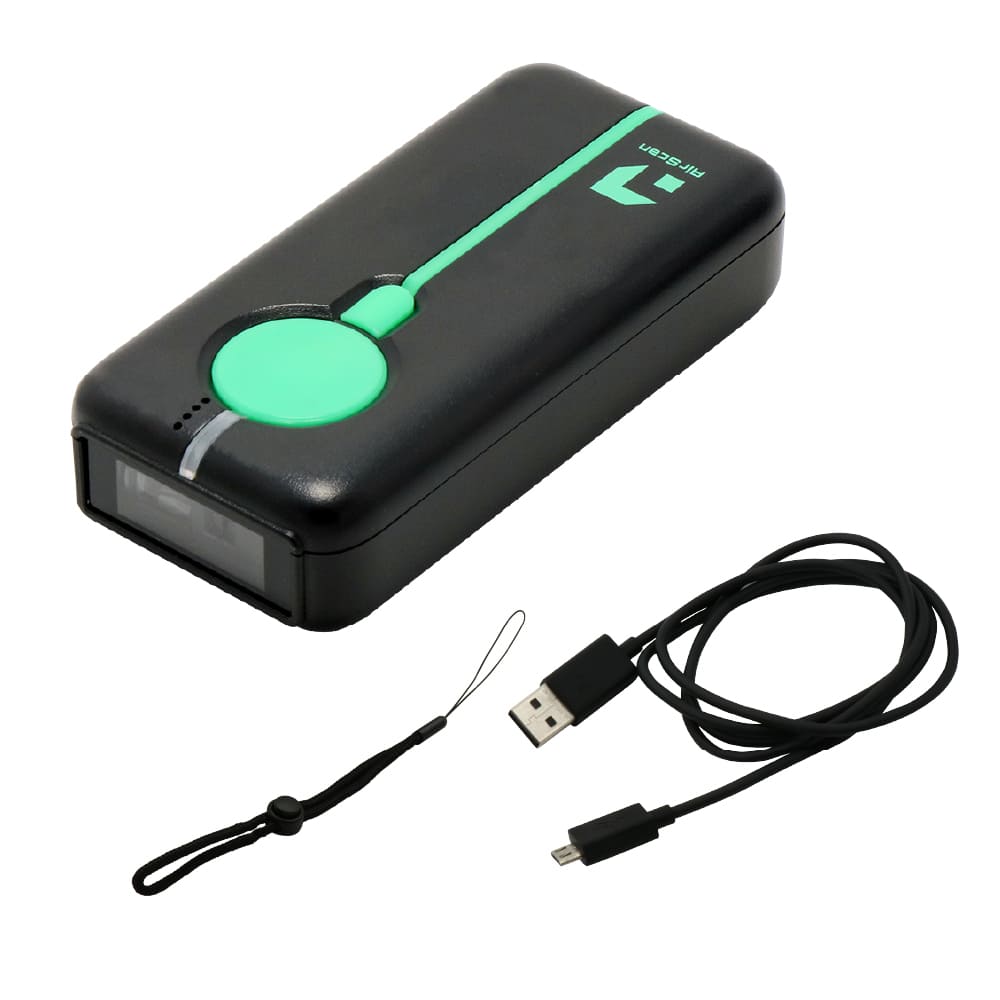 【100台SET】AirScan Mobile バーコードリーダ AIRSCAN-M-1D-BLK 1Dモデル 黒