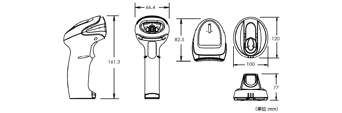 BC-6500BT 寸法図
