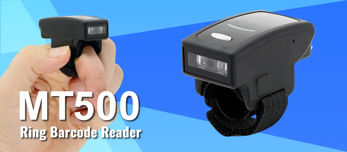 クラス最軽量 20.5gリング型バーコードリーダ