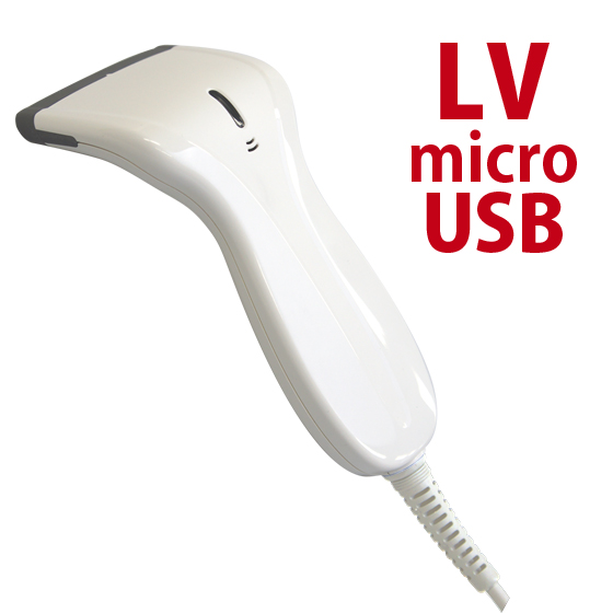 抗菌バーコードリーダー SSHC65LV-MicroUSB リニアイメージャ MicroUSB接続
