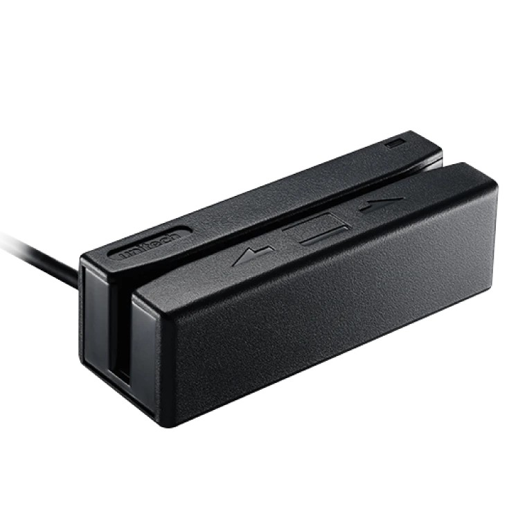 MS242 磁気ストライプカードリーダ, 3トラック, USBケーブル, 黒色 (WELCOMアプリライセンス付)