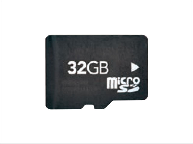 microSDHCカードを使用可能