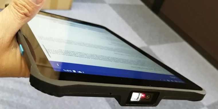 2次元コードリーダ搭載