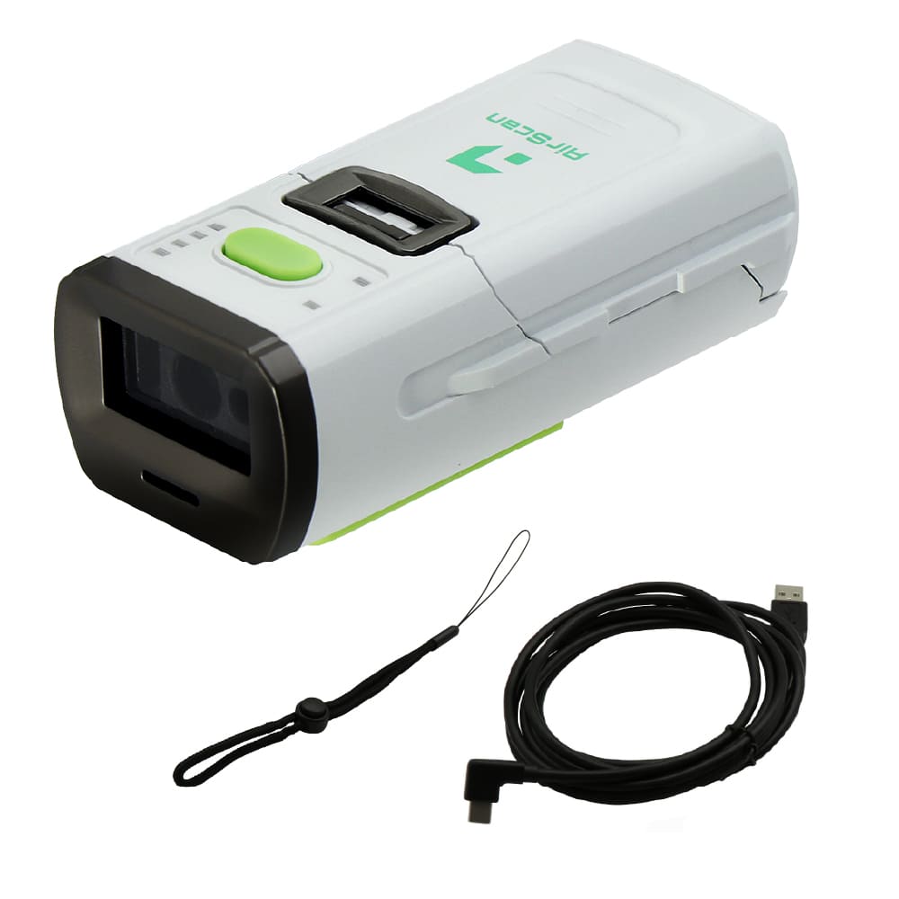 トランスフォームコードリーダ AirScan Finger Mobile Style(Bluetooth / AIRSCAN-F-2D-WHT-MS)