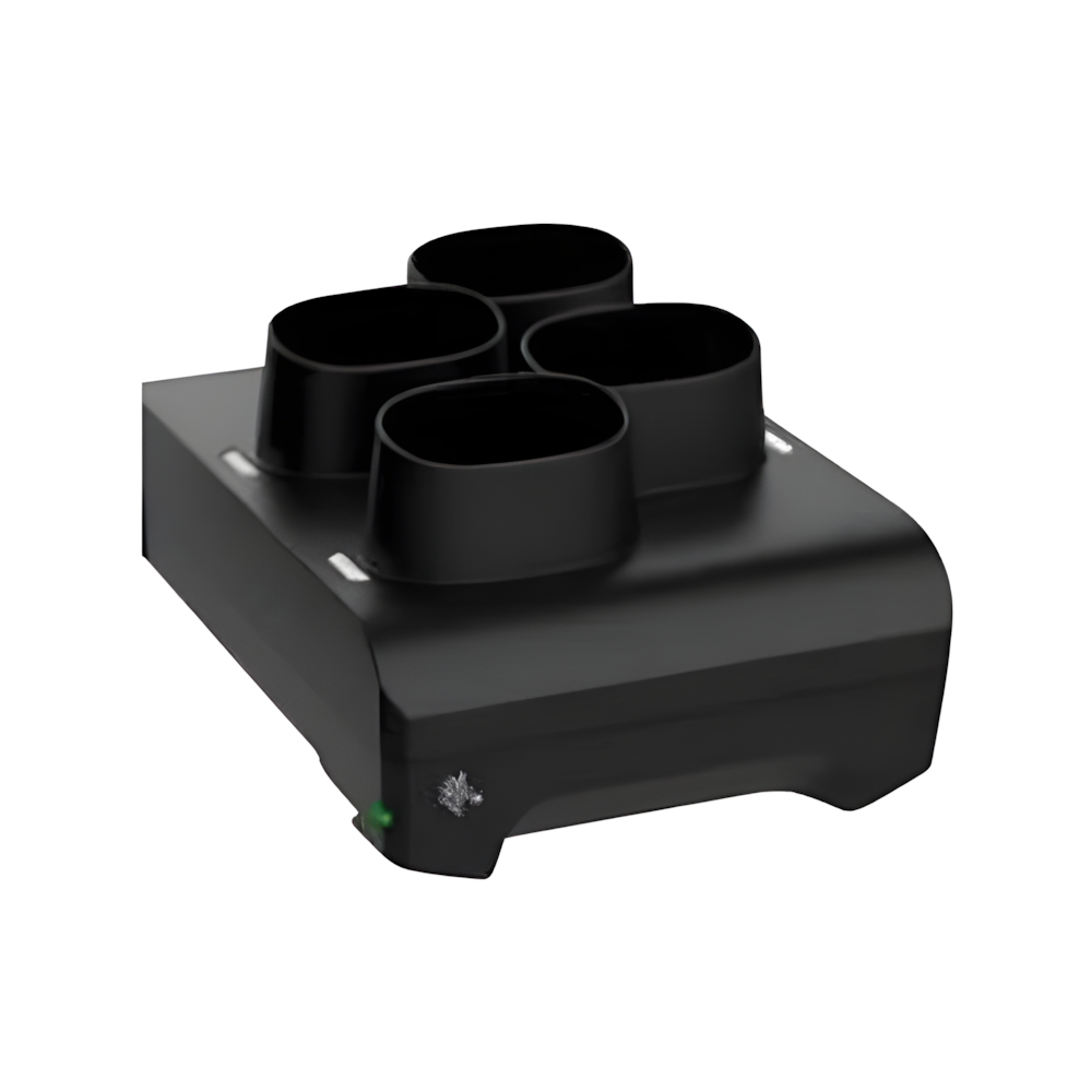 CS6080/CS6080HCシリーズ用 4スロットバッテリ充電クレードルセット 電源付 CR6080-BC40004WW-SET