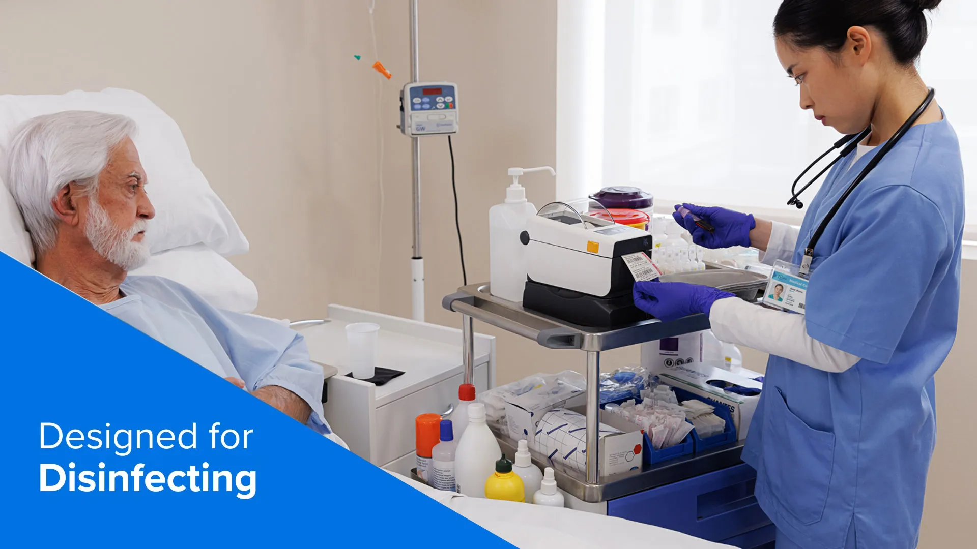 耐薬品性と抗菌仕様の筐体