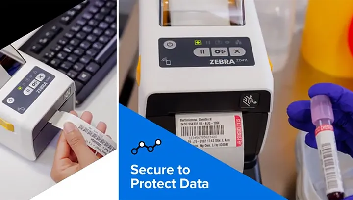 検体・投薬ラベルの精密印字