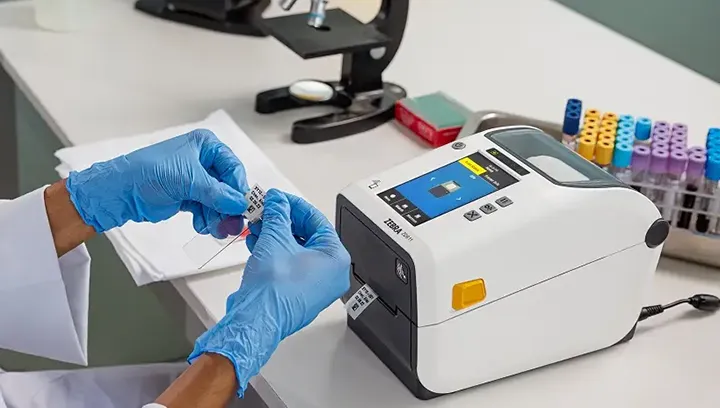 検体・投薬ラベルの高精度印刷